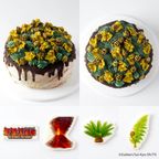 「最強王図鑑」ホールケーキ 5号 2