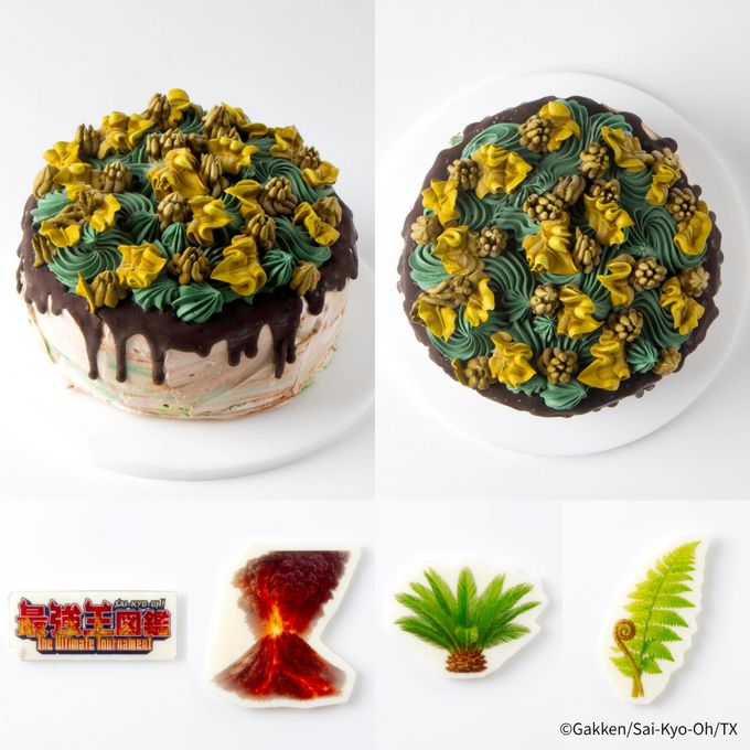 「最強王図鑑」ホールケーキ 5号 2