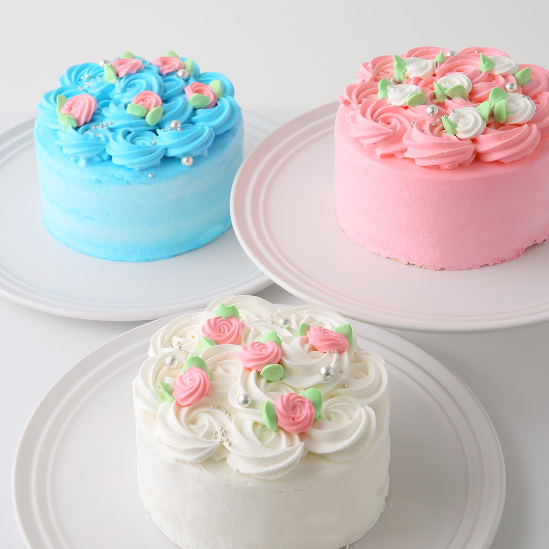 薔薇のセンイル3色 5号 （blanctigre〜due〜） | Cake.jp