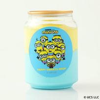 オリジナルケーキ缶（ショートケーキ青黄色）