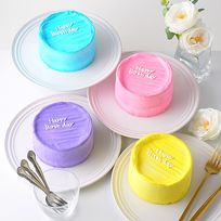 韓国ケーキ 4号 丸のメッセージケーキ 12cm センイルケーキ
