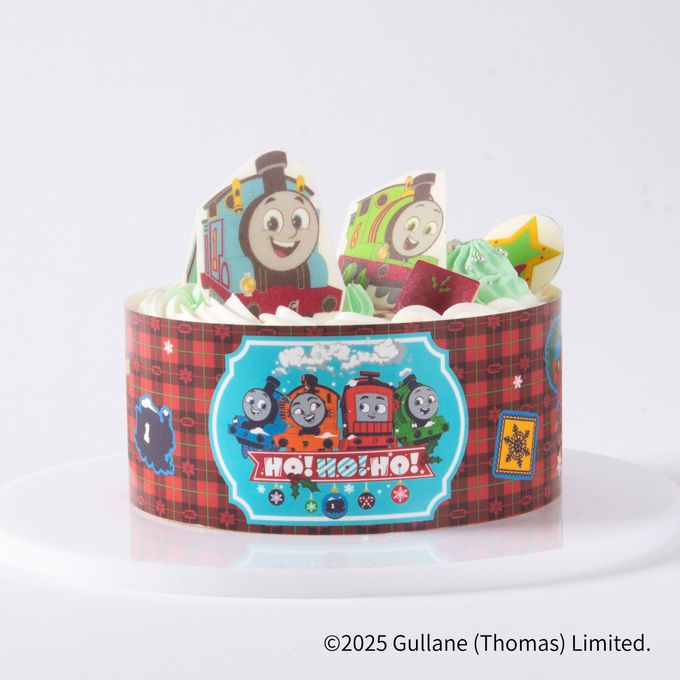 『きかんしゃトーマス』クリスマスケーキ 2