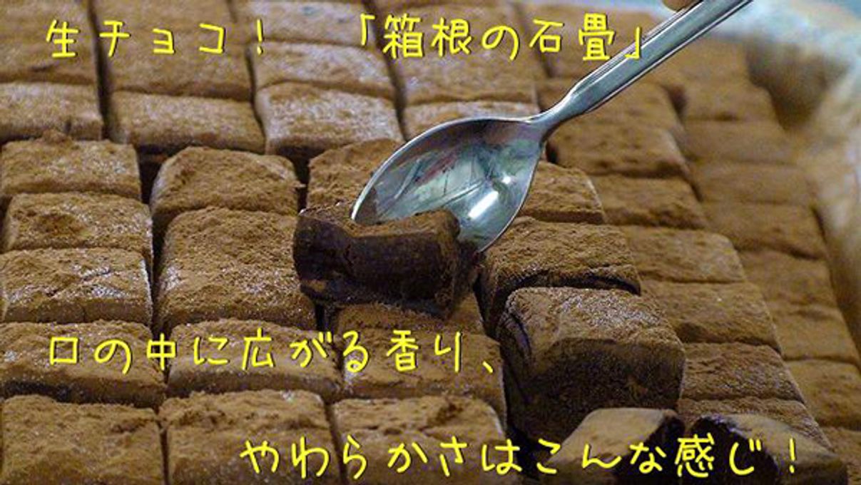 生チョコ 「箱根の石畳」 （小） 2