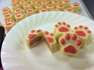 肉球チョコ ４個入り化粧箱ラッピング 3