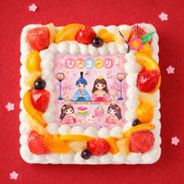  ひな祭りケーキ A 生クリーム5号 苺ショートケーキ ひなケーキ 雛祭りケーキ 雛ケーキ ひなまつりケーキ
