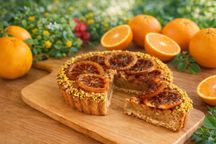 【卵、乳、小麦、白砂糖不使用、グルテンフリースイーツ】タルトオランジュ 5号 15cm 《ヴィーガンスイーツ・ヴィーガンケーキ》《無添加》《アレルギー配慮》  2