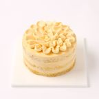 人参クリーム 低甘味低脂肪で体に優しい  エレガントネイキッドケーキ 選べるアイシングクッキー【当日配送OK】ファーストバースデー 3号 9cm スマッシュケーキとしても最適！ 5