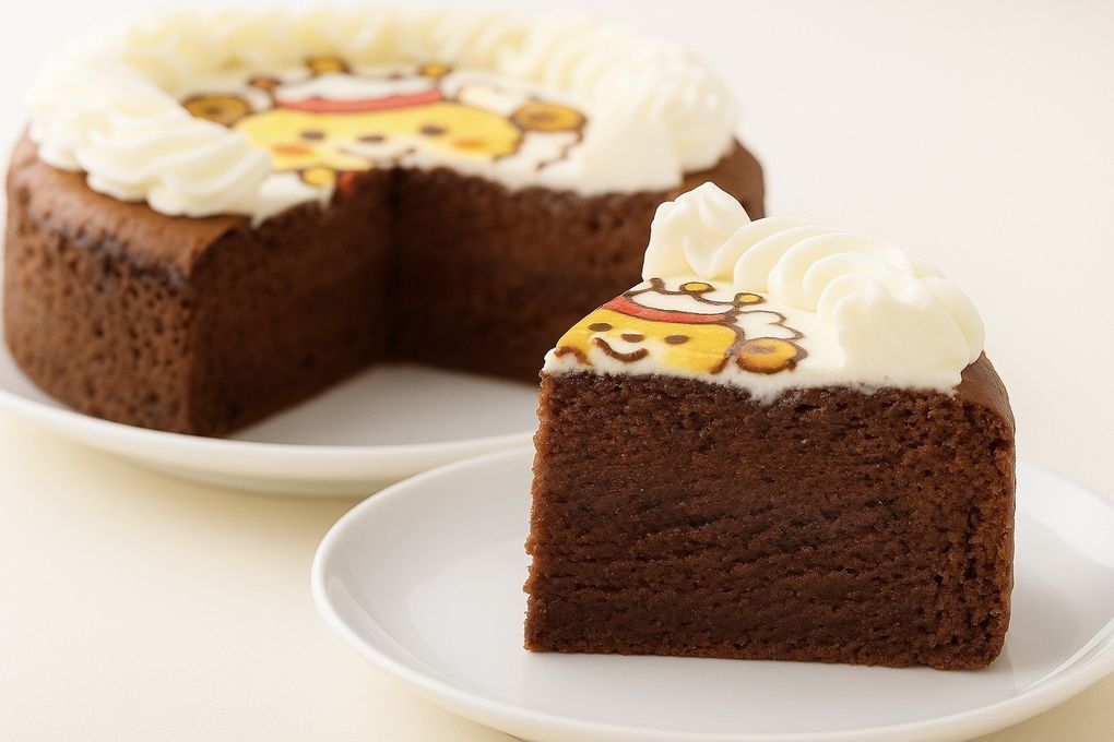 とろけるクラシックショコラ イラストケーキ 5号 15cm ギフトに最適  2