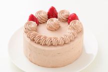 生チョコ苺ショート アイシングデコレーション 4号 12cm（お得なアイシングセットです）  4
