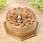 lovelyベアー 生チョコ苺ショート 選べるアイシングクッキーケーキ 4号 選んで楽しい！！ ギフトに最適  バレンタイン2026 2