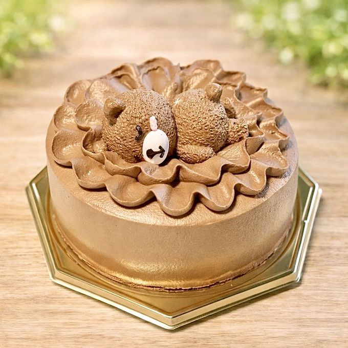 lovelyベアー 生チョコ苺ショート 選べるアイシングクッキーケーキ 4号 選んで楽しい！！ ギフトに最適  バレンタイン2026 2