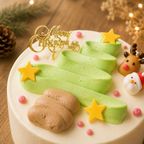 【3度楽しめる】残り9個/30クリスマスリース ギミック苺ショート センイルケーキ ４号 1２m 3