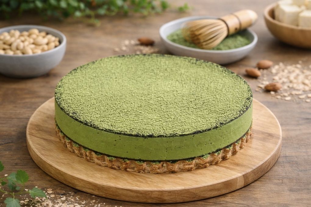 Makuake支援536%達成がcake.jpに登場 【卵、乳、小麦、白砂糖不使用、グルテンフリースイーツ】タルト濃抹茶【京豆腐仕込み】 5号 15cm ～京豆腐をベース作り上げたショコラケーキ～《ヴィーガンスイーツ》＜Makuake×Cake.jp アタラシイケーキ発見プロジェクト＞《無添加》《アレルギー配慮》   4