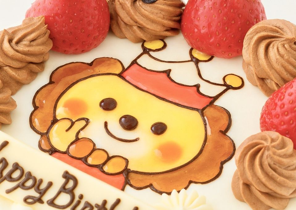 【安心美味宣言】純生チョコケーキ苺ショート イラストケーキ 4号 12cm ギフトに最適 3