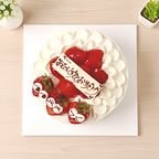 5050円→4650円 【真冬の大寒特典】【美味宣言】スマイル 北海道特選純生苺ショート ケーキ 4号 1２cm  ＊当日配送商品始まりました！ ギフトに最適  3