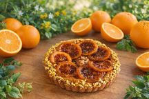 【卵、乳、小麦、白砂糖不使用、グルテンフリースイーツ】タルトオランジュ 5号 15cm 《ヴィーガンスイーツ・ヴィーガンケーキ》《無添加》《アレルギー配慮》  1