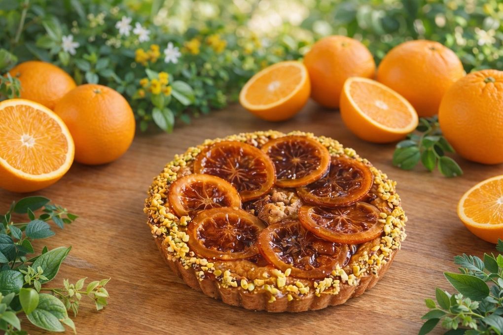 【卵、乳、小麦、白砂糖不使用、グルテンフリースイーツ】タルトオランジュ 5号 15cm 《ヴィーガンスイーツ・ヴィーガンケーキ》《無添加》《アレルギー配慮》  1