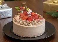 【美味宣言】純生チョコレートクリスマス  苺ショート ６号 【甘味すっきり、体に優しいスイーツを】残り9個/30 6号 18cm クリスマス2025 1