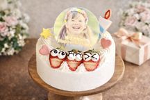【美味宣言】純生苺ショート 写真ケーキ フォトケーキデコレーション 5号 15cm【オプション選択でオリジナルデザインに！】 【お好きなイラストも人気です】【当日OKです】 9