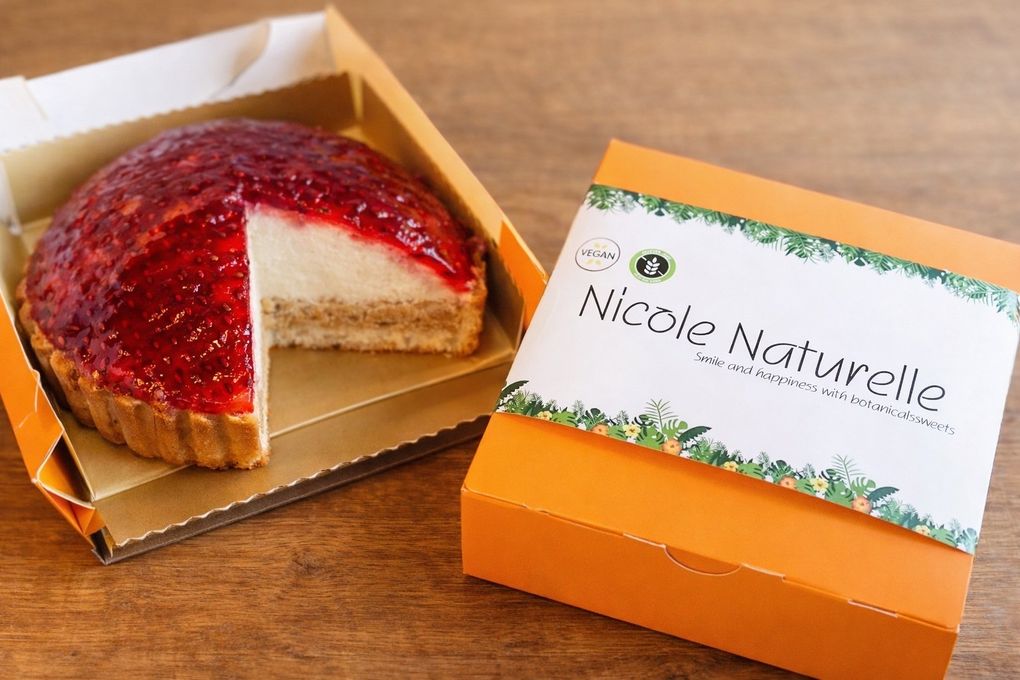 【卵、乳、小麦、白砂糖不使用、グルテンフリースイーツ】豆乳ヨーグルトレアチーズケーキ 5号 15cm ～豆乳ヨーグルトをベースに作り上げたレアチーズ～ 《ヴィーガンスイーツ・ヴィーガンケーキ》《無添加》《アレルギー配慮》 3