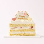 【低甘味、低脂肪の体に優しいヨーグルトクリーム】 【名前付き】 エレガントネイキッドケーキ 選べるアイシングクッキー ファーストバースデー  4号 12cm スマッシュケーキとしても最適！ 6
