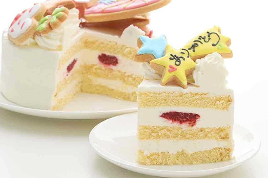 lovelyベアー 純生苺ショート 選べるアイシングクッキーケーキ 4号 選んで楽しい！！  ギフトに最適 3