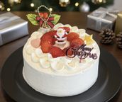【美味宣言】純生クリスマス 苺ショート4号 【甘味すっきり、体に優しいスイーツを】残り5個/100  4号 12cm クリスマス2025 1