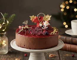 残り2台  12／16現在】(卵、乳、小麦不使用 ヴィーガンスイーツ ボタニカルベリーショコラ  【限定50台】白砂糖不使用 グルテンフリー《ヴィーガンケーキ》《無添加》《アレルギー配慮》クリスマス2025