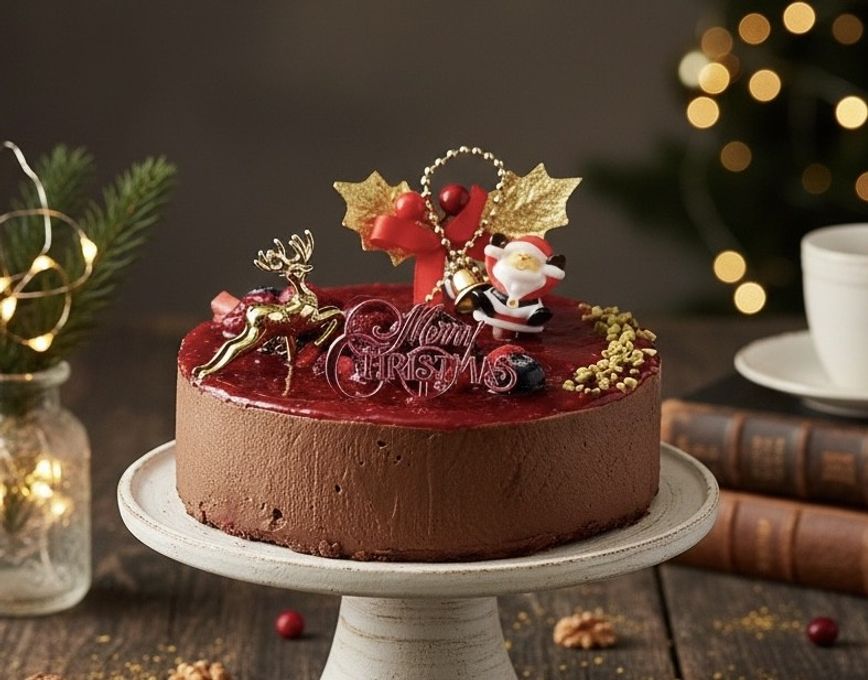 残り2台  12／16現在】(卵、乳、小麦不使用 ヴィーガンスイーツ ボタニカルベリーショコラ  【限定50台】白砂糖不使用 グルテンフリー《ヴィーガンケーキ》《無添加》《アレルギー配慮》 1