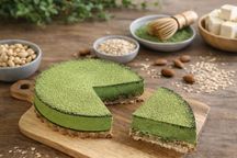 Makuake支援536%達成がcake.jpに登場 【卵、乳、小麦、白砂糖不使用、グルテンフリースイーツ】タルト濃抹茶【京豆腐仕込み】 5号 15cm ～京豆腐をベース作り上げたショコラケーキ～《ヴィーガンスイーツ》＜Makuake×Cake.jp アタラシイケーキ発見プロジェクト＞《無添加》《アレルギー配慮》   1