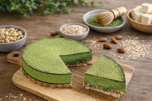 Makuake支援536%達成がcake.jpに登場 【卵、乳、小麦、白砂糖不使用、グルテンフリースイーツ】タルト濃抹茶【京豆腐仕込み】 5号 15cm ～京豆腐をベース作り上げたショコラケーキ～《ヴィーガンスイーツ》＜Makuake×Cake.jp アタラシイケーキ発見プロジェクト＞《無添加》《アレルギー配慮》  