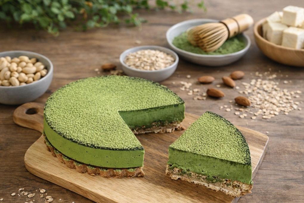 Makuake支援536%達成がcake.jpに登場 【卵、乳、小麦、白砂糖不使用、グルテンフリースイーツ】タルト濃抹茶【京豆腐仕込み】 5号 15cm ～京豆腐をベース作り上げたショコラケーキ～《ヴィーガンスイーツ》＜Makuake×Cake.jp アタラシイケーキ発見プロジェクト＞《無添加》《アレルギー配慮》   1