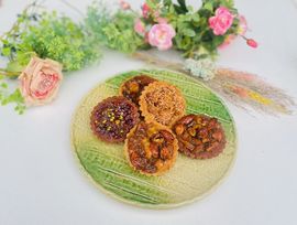 【卵、乳、小麦、白砂糖不使用、グルテンフリースイーツ】5種のボタニカル焼きタルト《ヴィーガンスイーツ》《無添加》《アレルギー配慮》 