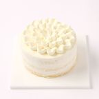 【低甘味、低脂肪の体に優しいヨーグルトクリーム】 【名前付き】 エレガントネイキッドケーキ 選べるアイシングクッキー ファーストバースデー  4号 12cm スマッシュケーキとしても最適！ 5