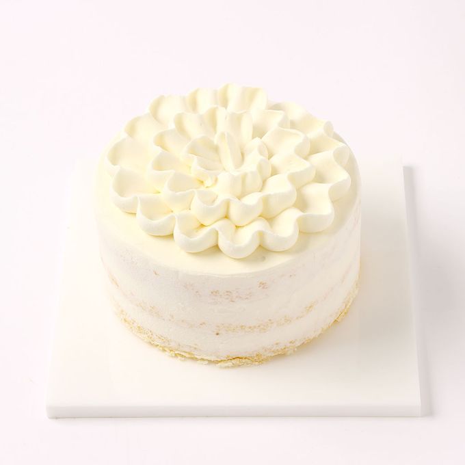 【低甘味、低脂肪の体に優しいヨーグルトクリーム】 【名前付き】 エレガントネイキッドケーキ 選べるアイシングクッキー ファーストバースデー  4号 12cm スマッシュケーキとしても最適！ 5