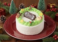 【美味宣言】残り2個/50 純生苺ショート クリスマスリースセンイルケーキ 4号 12cm 1