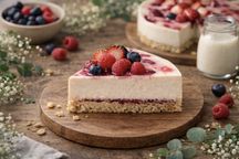 ボタニカルレアチーズ  卵、乳、白砂糖不使用 グルテンフリー《ヴィーガンスイーツ・ヴィーガンケーキ》《無添加》《アレルギー配慮》 5号 3