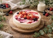 ボタニカルレアチーズ  卵、乳、白砂糖不使用 グルテンフリー《ヴィーガンスイーツ・ヴィーガンケーキ》《無添加》《アレルギー配慮》 5号 1