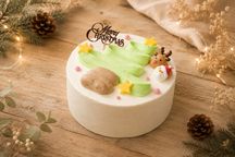 【3度楽しめる】残り5個/20クリスマスリース ギミック苺ショート センイルケーキ 6号 18m 5