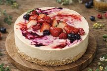 ボタニカルレアチーズ  卵、乳、白砂糖不使用 グルテンフリー《ヴィーガンスイーツ・ヴィーガンケーキ》《無添加》《アレルギー配慮》 5号 2