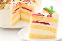 純生苺ショート イラストケーキ アイシングクッキーケーキ 5号 15cm ギフトに最適 8