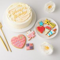 【美味宣言】選んで楽しい アイシングクッキー センイルケーキ 黄 5号