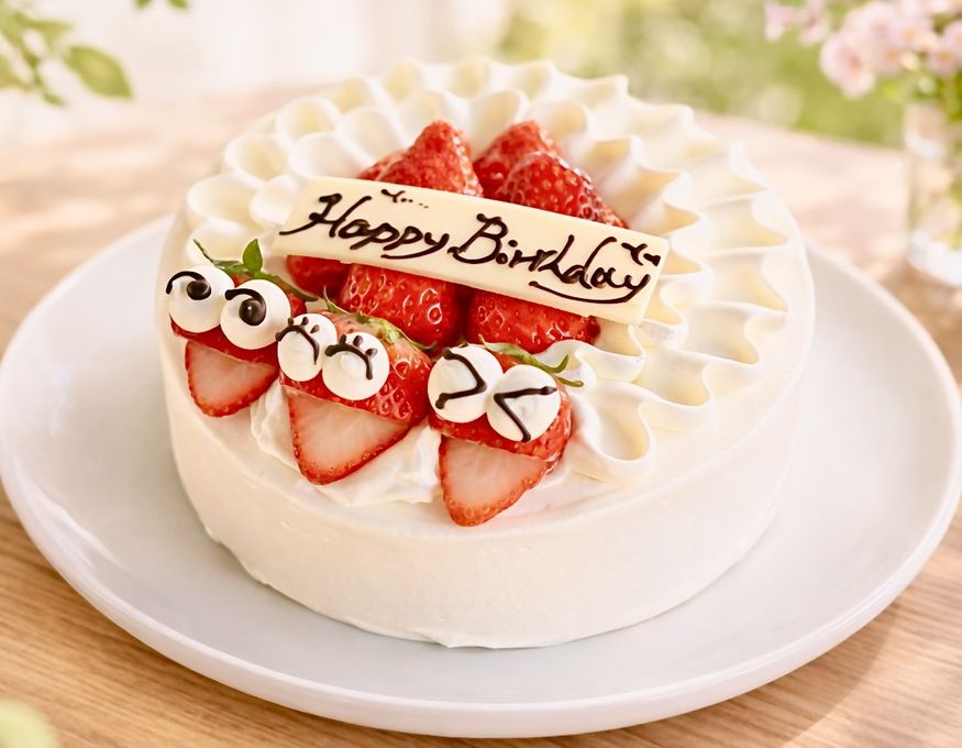 5850円→5450円 【今が旬！春いちご特典】【美味宣言】スマイル 純生苺ショート ケーキ   5号 15cm ＊当日配送商品始まりました！ ギフトに最適   2