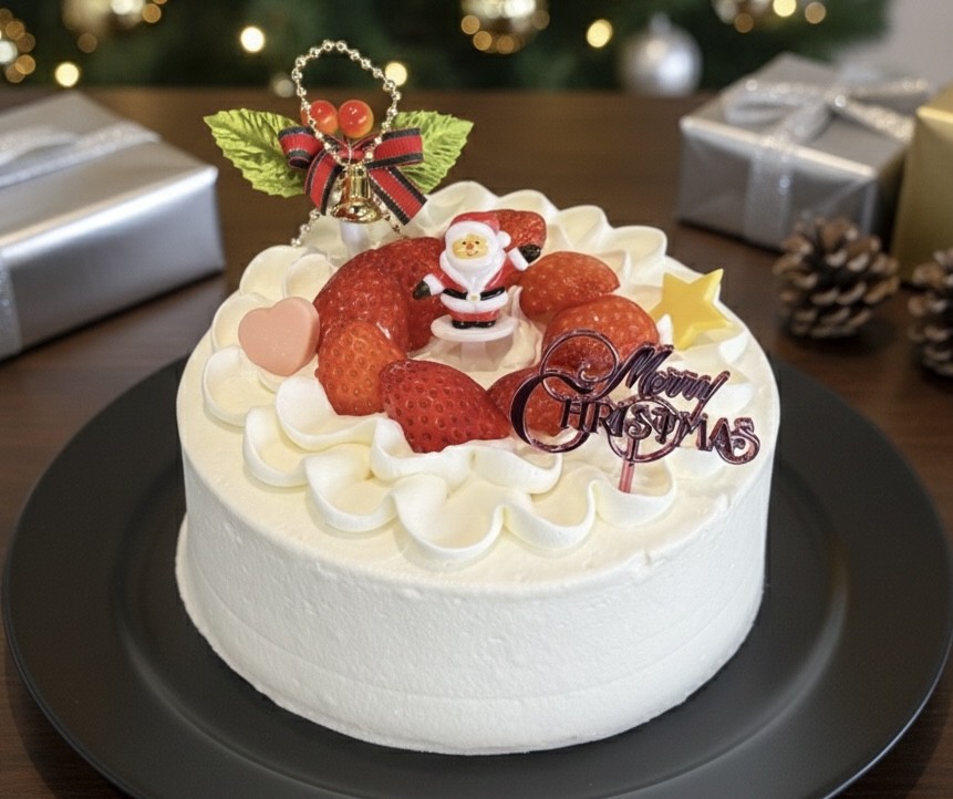 美味宣言】純生クリスマス 苺ショート 6号 【甘味すっきり、体に