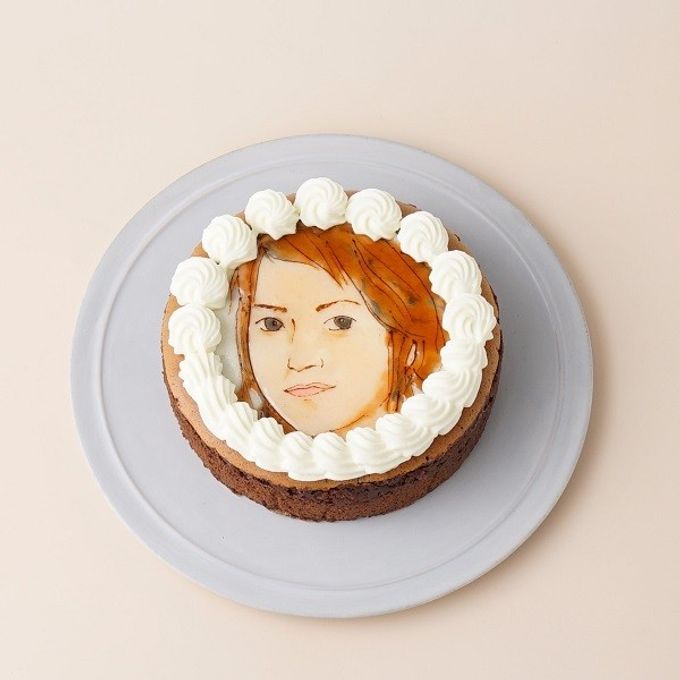 とろけるクラシックショコラ 似顔絵ケーキ アイシングクッキーケーキ イラストケーキ 5号 ギフトに最適 5