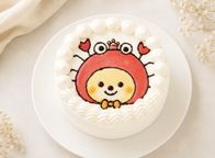 純生苺ショート イラストケーキ アイシングクッキーケーキ 4号 12cm ギフトに最適 2