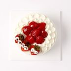 5850円→5450円 【今が旬！春いちご特典】【美味宣言】スマイル 純生苺ショート ケーキ   5号 15cm ＊当日配送商品始まりました！ ギフトに最適   3