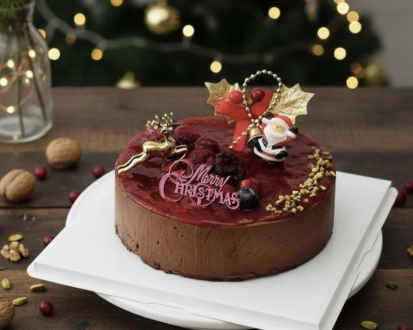 残り2台  12／16現在】(卵、乳、小麦不使用 ヴィーガンスイーツ ボタニカルベリーショコラ  【限定50台】白砂糖不使用 グルテンフリー《ヴィーガンケーキ》《無添加》《アレルギー配慮》 3