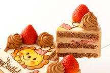 【安心美味宣言】純生チョコケーキ苺ショート イラストケーキ 4号 12cm ギフトに最適 7