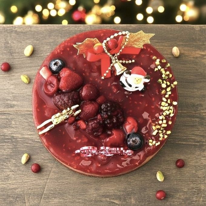 残り2台  12／16現在】(卵、乳、小麦不使用 ヴィーガンスイーツ ボタニカルベリーショコラ  【限定50台】白砂糖不使用 グルテンフリー《ヴィーガンケーキ》《無添加》《アレルギー配慮》 2